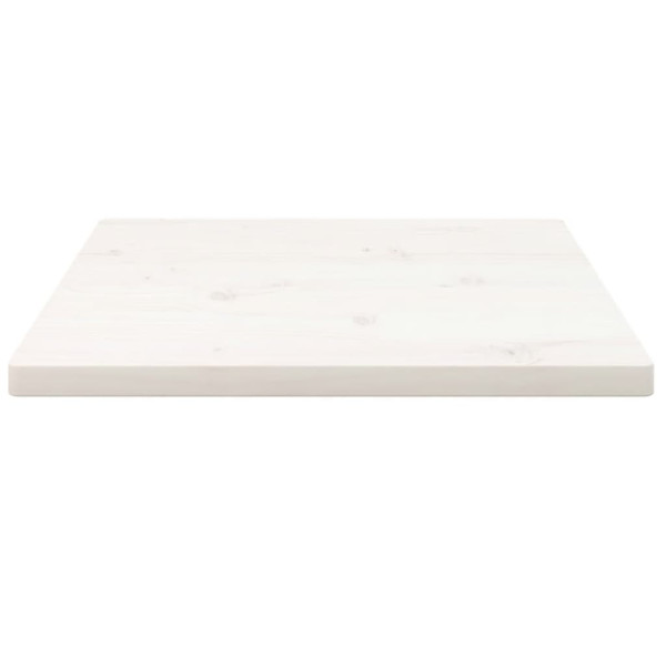 Tablero de mesa cuadrado madera maciza pino blanco 60x60x2.5 cm M 3
