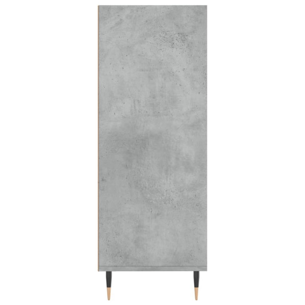 Estantería madera de ingeniería gris hormigón 69.5x32.5x90 cm M 5