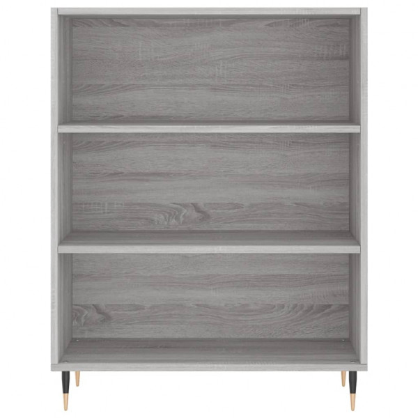 Estantería madera de ingeniería gris Sonoma 69.5x32.5x90 cm M 4