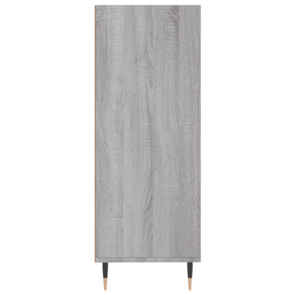 Estantería madera de ingeniería gris Sonoma 69.5x32.5x90 cm M 5