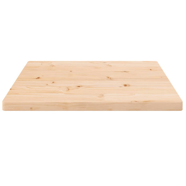 Tablero de mesa cuadrado madera maciza de pino 60x60x2.5 cm M 3
