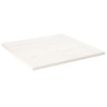 Tablero de mesa cuadrado madera maciza pino blanco 90x90x2.5 cm 1