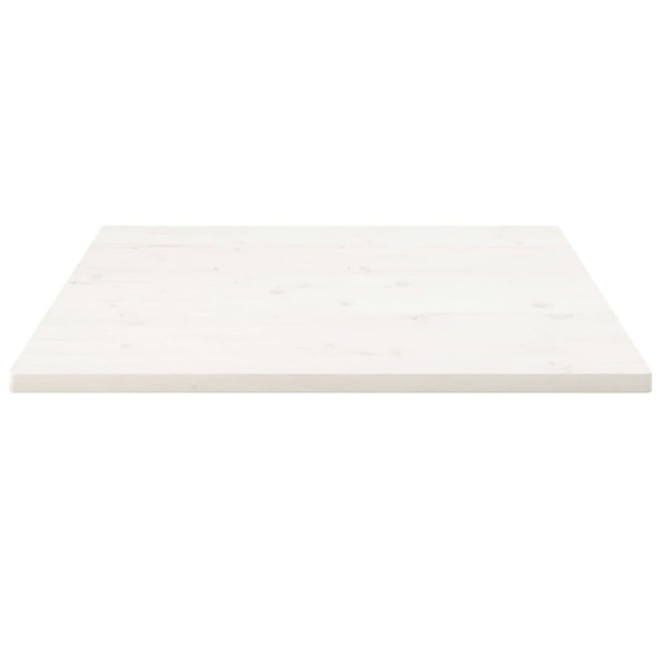 Tablero de mesa cuadrado madera maciza pino blanco 90x90x2.5 cm M 3