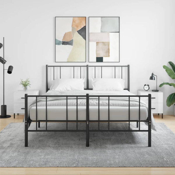 Mesita noche 2 uds madera ingeniería blanco brillo 40x35x47.5cm D