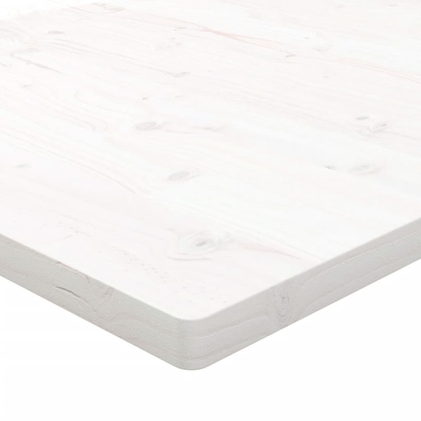 Tablero de mesa cuadrado madera maciza pino blanco 50x50x2.5 cm M 5