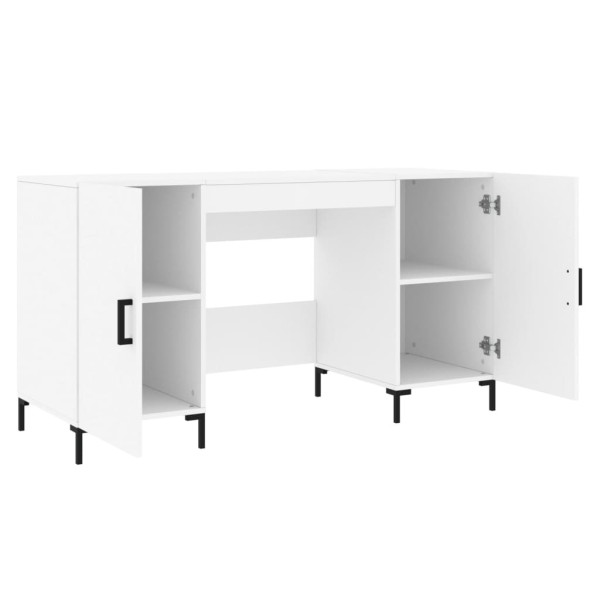 Secretária 140x50x75 cm derivados de madeira branco M 5