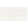 Tampo de mesa retangular 80x40x2.5 cm pinho maciço branco 4
