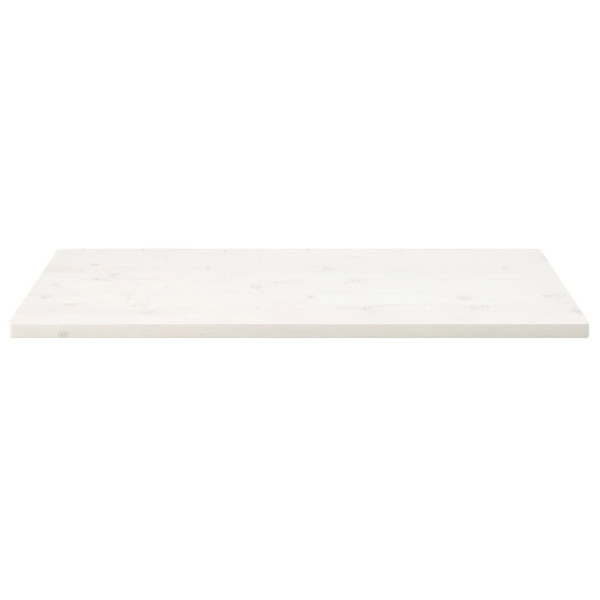 Tablero de mesa rectangular madera de pino blanco 110x60x2.5 cm M 3