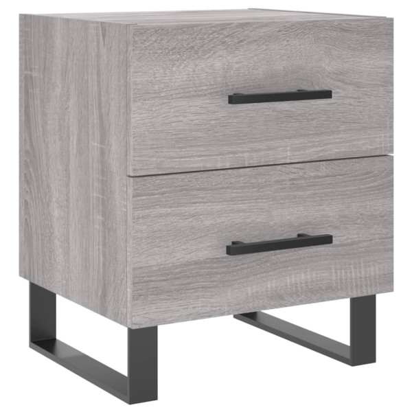 Mesa cabeceira 40x35x47.5 cm derivados madeira sonoma cinza M 2