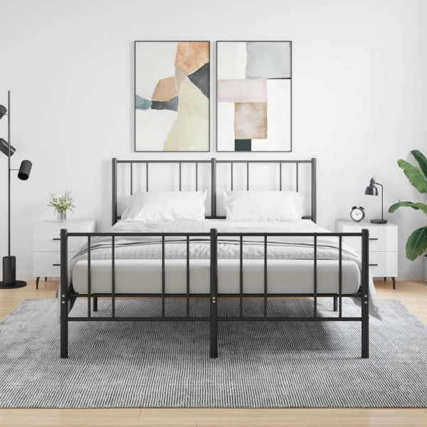 Mesita noche 2 uds madera ingeniería blanco brillo 40x35x47.5cm D