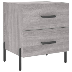 Mesa cabeceira 40x35x47.5 cm derivados madeira sonoma cinza H
