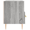 Mesita de noche madera de ingeniería gris Sonoma 40x35x47.5 cm 5