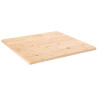 Tablero de mesa cuadrado madera maciza de pino 80x80x2.5 cm 1