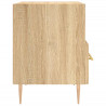 Mesa de cabeceira em madeira de carvalho Sonoma 40x35x47,5 cm 5