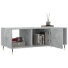 Mesa de centro madera contrachapada gris hormigón 102x50x40 cm 4