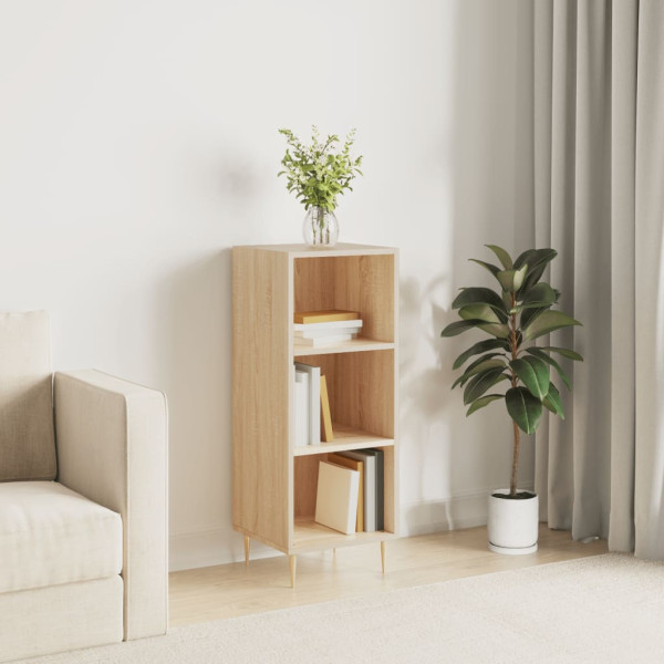 Aparador de madera de ingeniería roble Sonoma 34.5x32.5x90 cm D