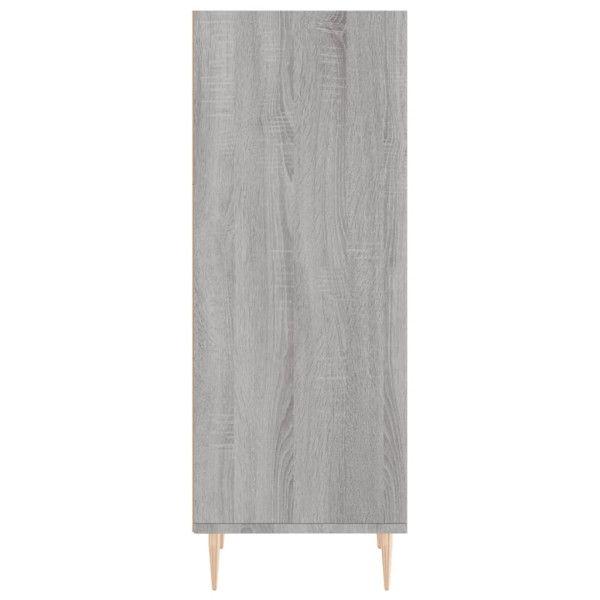 Aparador de madera de ingeniería gris Sonoma 34.5x32.5x90 cm M 5