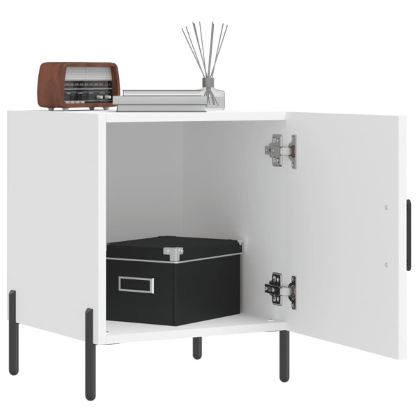 Mesa cabeceira 40x40x50 cm derivados de madeira branco M 3