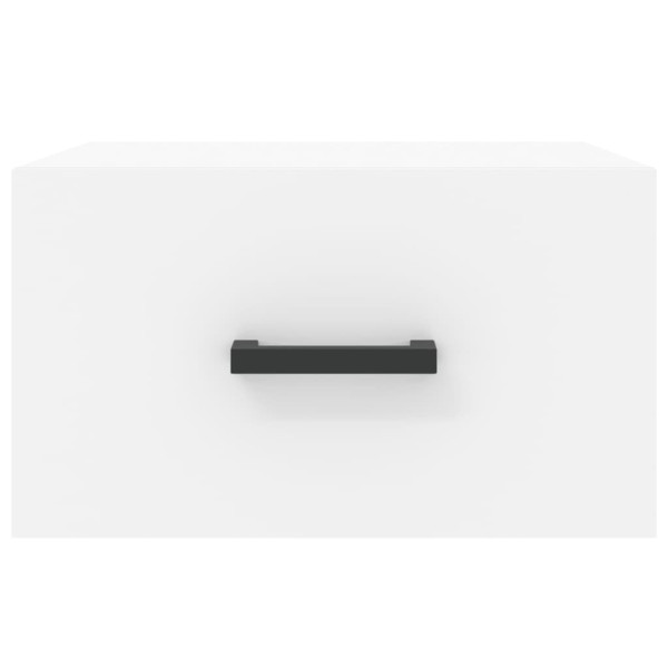 Mesita de noche de pared blanco 35x35x20 cm M 5