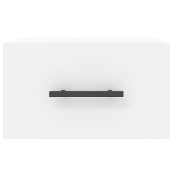 Mesita de noche de pared blanco 35x35x20 cm M 5