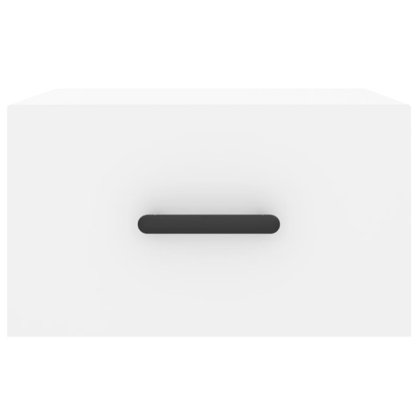 Mesita de noche de pared blanco 35x35x20 cm M 5