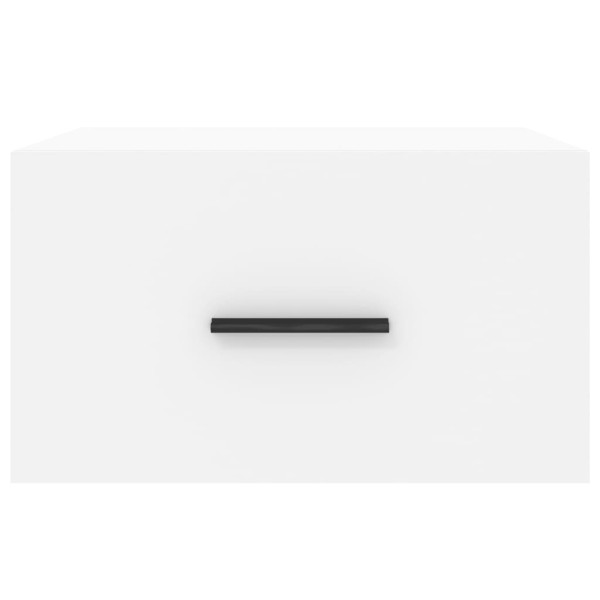 Mesita de noche de pared blanco 35x35x20 cm M 5