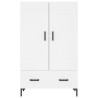 Aparador alto 69.5x31x115 cm derivados de madeira branco 5