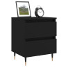 Mesitas de noche 2 uds madera de ingeniería negro 40x35x50 cm 3