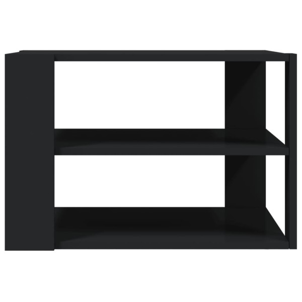 Mesa de centro madera de ingeniería negro 59.5x59.5x40 cm M 2