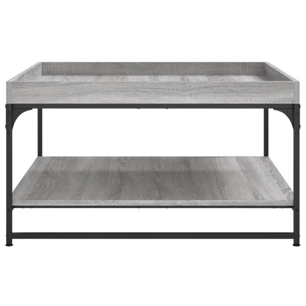 Mesa de centro 80x80x45 cm derivados madeira/ferro cinza sonoma M 5