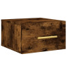 Mesitas de noche de pared 2 uds color roble ahumado 35x35x20 cm 5