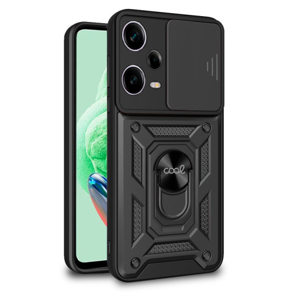 Carcasa COOL para Xiaomi Redmi Note 12 5G / Poco X5 5G Hard Ring Negro D