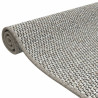 Tapete de entrada estilo sisal cinza taupe 50x150 cm 5