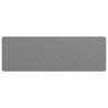 Alfombra de pasillo gris 60x180 cm 3