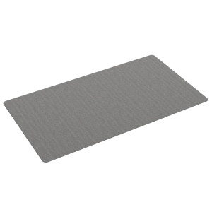 Alfombra de pasillo gris 100x180 cm H