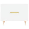 Mesa de centro 50x50x40 cm derivados de madeira branco 5