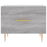 Mesa de centro madera contrachapada gris Sonoma 50x50x40 cm 5