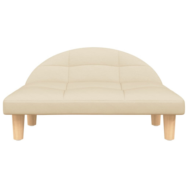 Cama para cães 70x52x30 cm tecido cor creme M 3