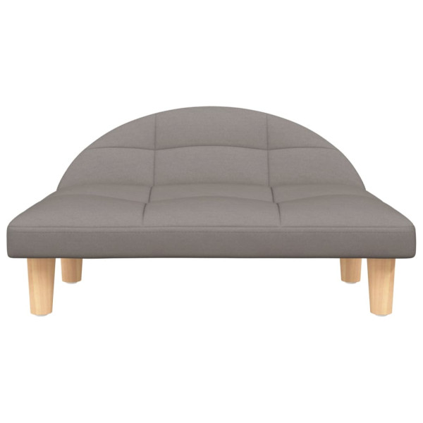 Cama para cães 70x52x30 cm tecido cinzento-acastanhado M 3