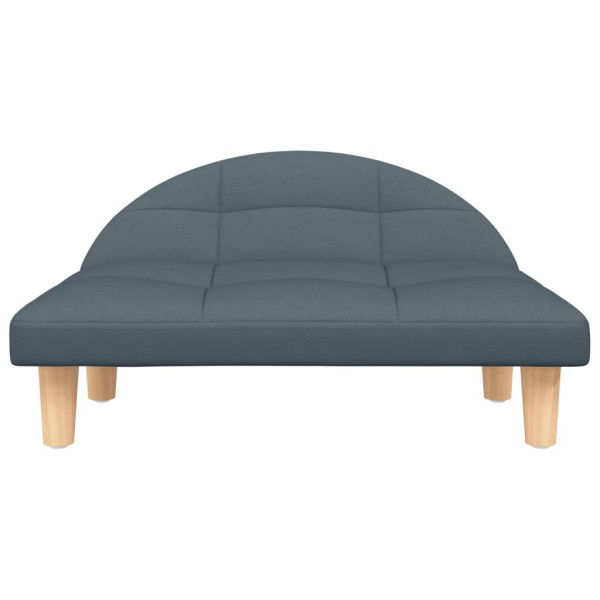 Cama para cães 70x52x30 cm tecido cinzento-escuro M 3