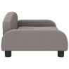Cama para perros de tela gris taupé 70x45x30 cm 4