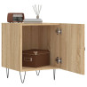 Mesitas noche 2 uds madera ingeniería roble Sonoma 40x40x50 cm 3