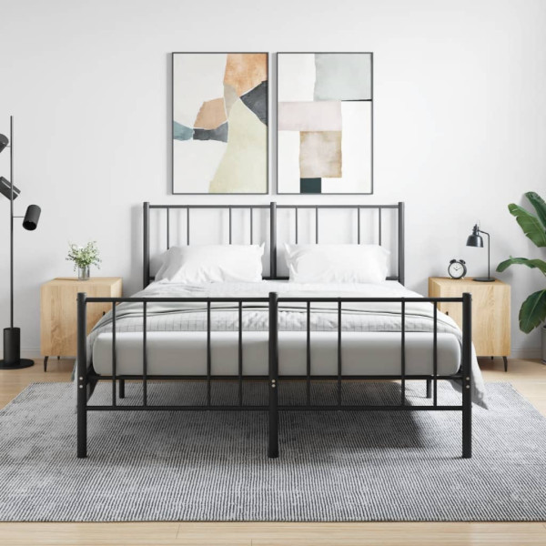 Mesitas noche 2 uds madera ingeniería roble Sonoma 40x40x50 cm D