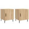 Mesa cabeceira 2pcs 40x40x50cm deriv. madeira carvalho sonoma 2