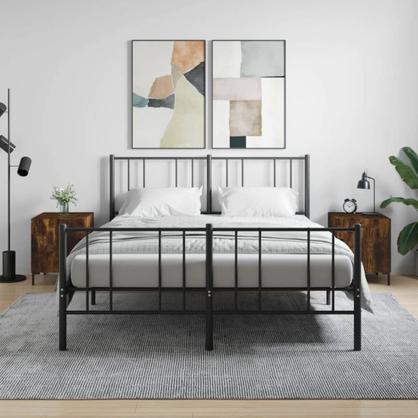 Mesitas noche 2 uds madera ingeniería roble ahumado 40x40x50 cm D