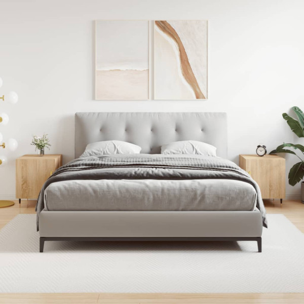 Mesitas noche 2 uds madera ingeniería roble Sonoma 40x40x50 cm D