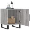 Mesitas noche 2 uds madera ingeniería gris Sonoma 40x40x50 cm 3
