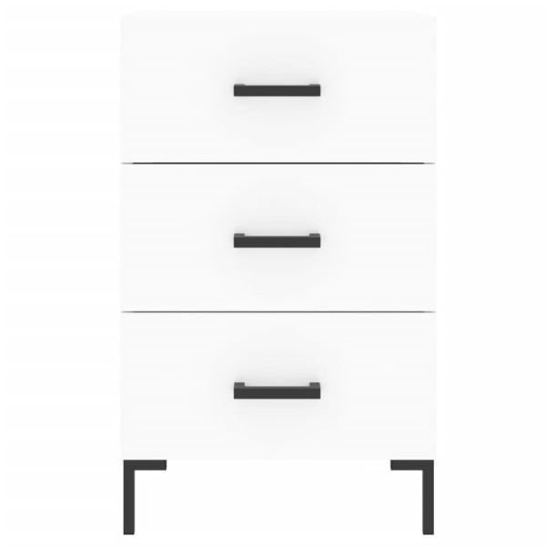 Mesa de cabeceira 40x40x66 cm derivados de madeira branco M 5