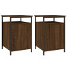 Mesas cabeceira 2pcs 40x42x60cm deriv.madeira carvalho castanho 2