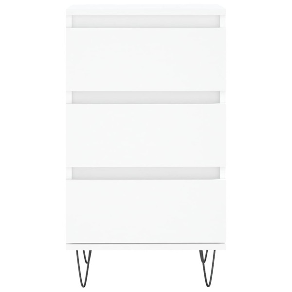 Aparador de madeira branca 40x35x70 cm M 5